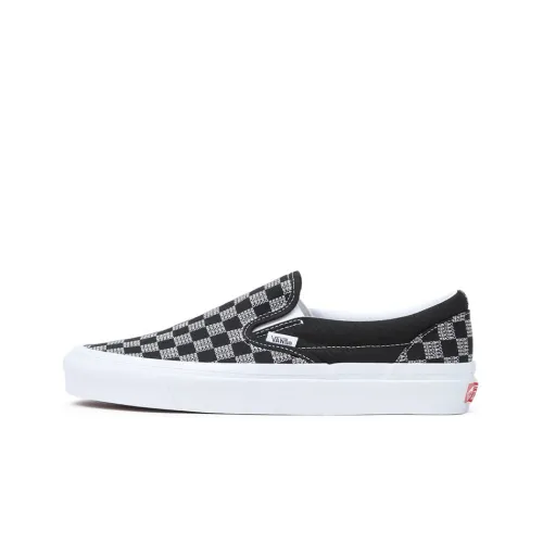 Vans Slip On Series 98 DX Low Скейтборд Кроссовки Унисекс Черный Белый