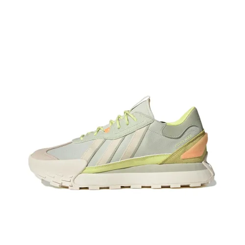 Adidas Neo Futro Mixr FM Mixr Slip Resistant Abrasion Resistant Low Top Casual Unisex Neon Green Адидас Neo Futro Mixr FM Mixr Противоскользящий Устойчивый к истиранию Низкий Топ Повседневный Унисекс Неон Зеленый