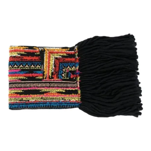 Forte Forte Cotton Knit Шарфы Черный Унисекс