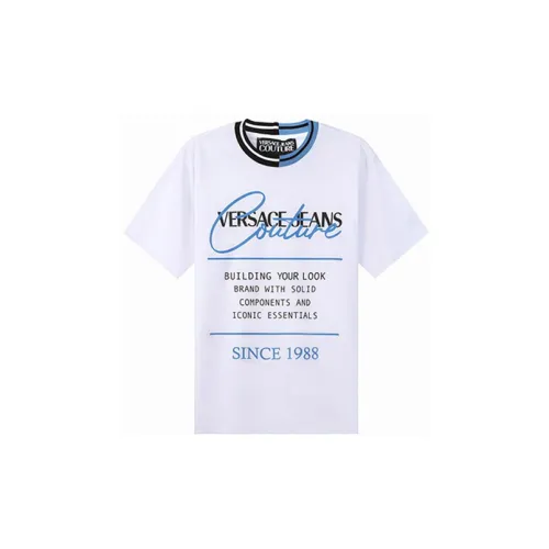 VERSACE JEANS COUTURE Белая Мужская Футболка