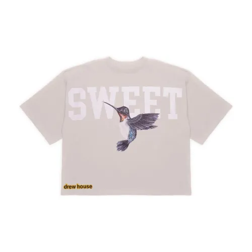 Коллекция Drew House Hummingbirds Summer Collection с логотипом Letter рубашка T унисекс пыльно-розовый