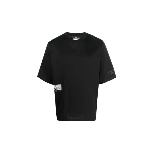Stone Island Shadow Project Черные Мужские T-Рубашки