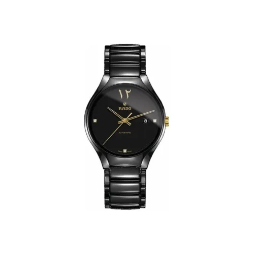 RADO Автоматический Механический Механизм Мужские Часы из Коллекции Realme 40 мм Черные