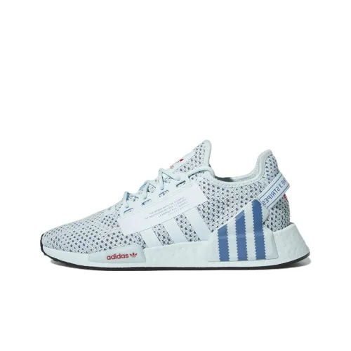 Adidas Originals NMD_R1 Устойчивый к истиранию Дышащий Низкий Топ Повседневная Обувь Мужская Светло-Синий