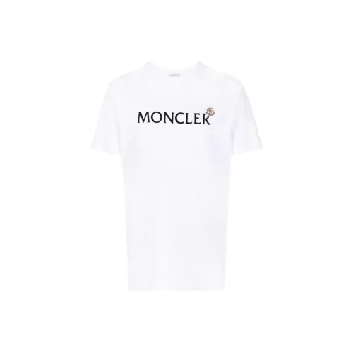 Moncler SS22 Белый Мужской T-рубашки