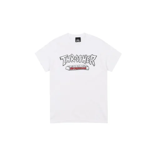 Thrasher T-Shirt US Version Unisex White