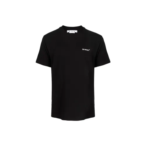 Off Белый FW22 Черный Мужская T-Рубашка