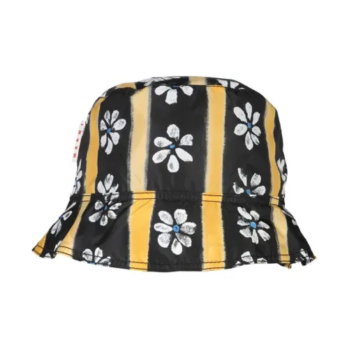 MARNI Нейлоновые Шляпы ведра Мужские Черные