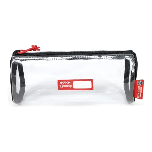 Rough Enough PVC Makeup Bag Хранение Сумка Туалетная сумка Унисекс Прозрачная