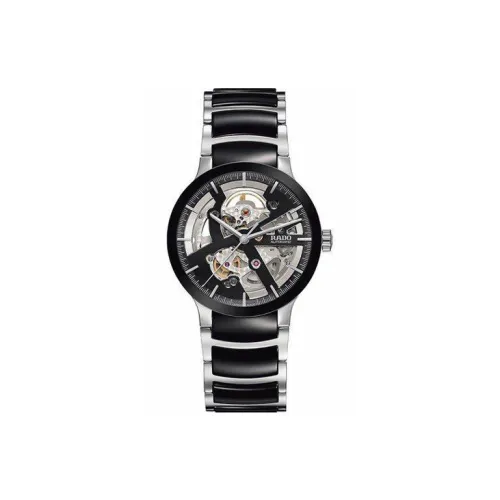 RADO Автоматический Механический Часы Мужские Crystal Collection 38mm*10,1mm Skeleton