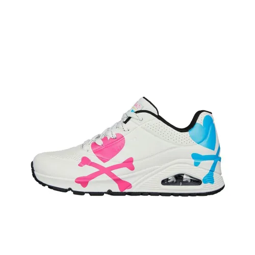 Skechers Uno Low Топ Повседневная обувь Женская Белая