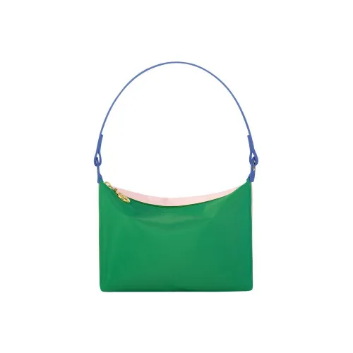 LONGCHAMP Le Pliage RE Play Холст и Кожа Комбинированная Сумка через плечо Сумка Сумка через плечо Женская Зеленая