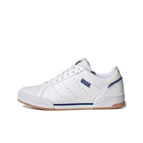 Adidas Originals Court Tourino Slip Resistant Abrasion Resistant Низкие Кроссовки для скейтбординга Унисекс Белые