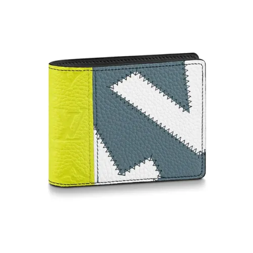 LOUIS VUITTON Slender Кошелек из коровьей кожи Мужской Многоцветный