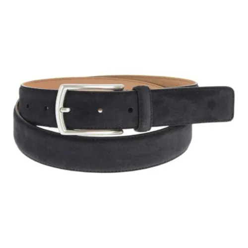 Ermenegildo Zegna Кожаные ремни, синий, унисекс
