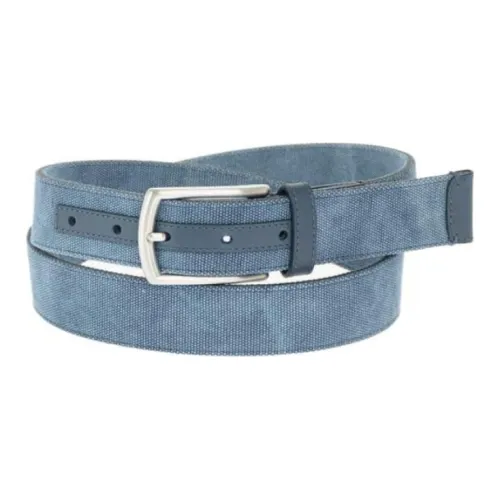 Ermenegildo Zegna Ремни из коровьей кожи, синий, мужской