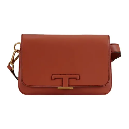 TOD'S Кожа Sling Сумка Одно плечо Через плечо Бананка Мини Мужская Апельсин