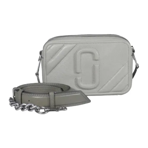 MARC JACOBS Телячья кожа Одно плечо Camera Сумка Сумка через плечо Женская серебряная