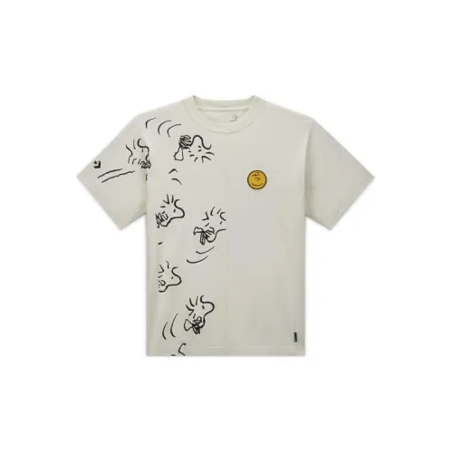 Converse X Peanuts T-Shirt Унисекс Белый