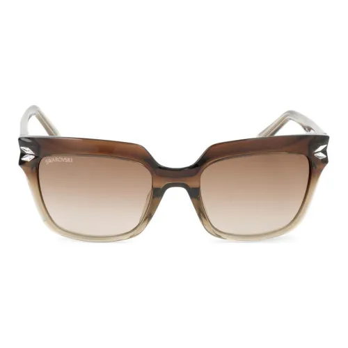 Swarovski Солнцезащитные очки Коричневый Унисекс