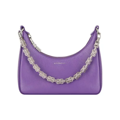 GIVENCHY Cut Телячья кожа Сумка через плечо Сумка Мини Женская Фиолетовая