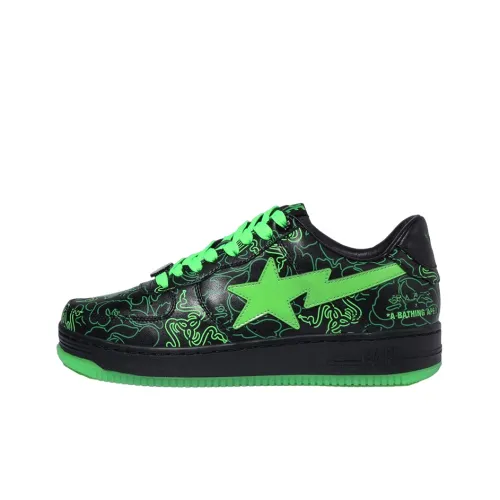 Razer x A BATHING APE STA Стильные Скейтборды Женские Черный Зеленый
