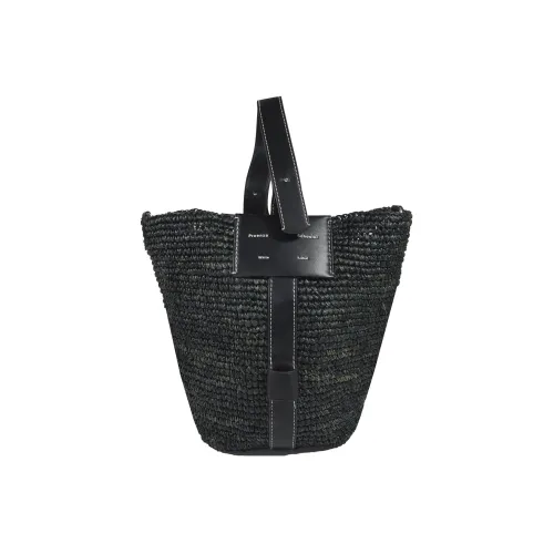 PROENZA SCHOULER Рафия Сумка Тоут Сумка Сумка для покупок Сумка на одно плечо Сумка через плечо Женская Сумка Черная