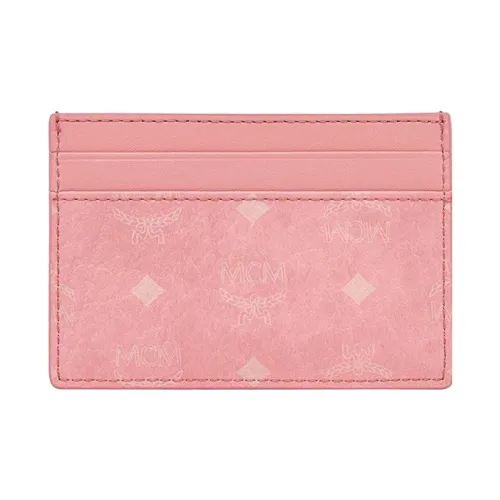 MCM Коровья кожа Держатель для карт Держатель для карт Мини Женский Розовый