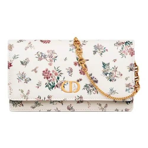 DIOR Caro Коровья кожа Ручная сумка через плечо Стандартная Женская Молочно-белая