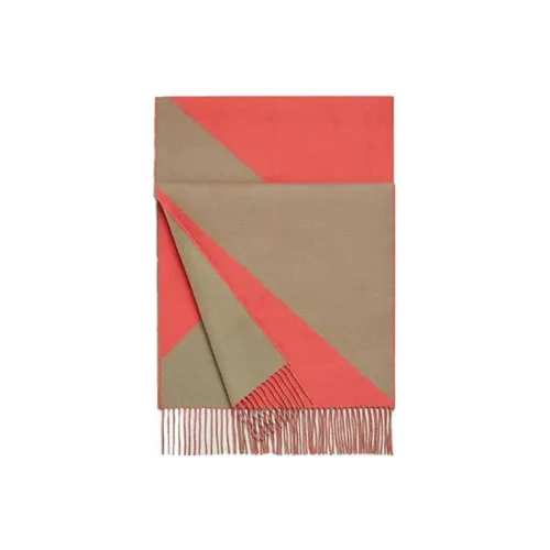 Hermes Casaque Кашемир Вязаные шарфы Герань Цвет/Крафт-бумага Цвет Унисекс