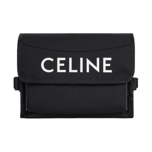 CELINE Ткань Полиамид Курьерская сумка Сумка через плечо Мужская Черная