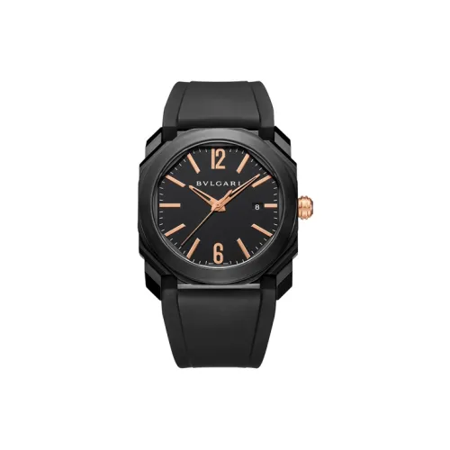 BVLGARI Автоматический Механический Механизм Мужские Часы OCTO 41 мм Черные