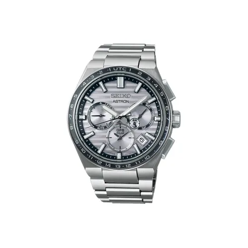 SEIKO Astron Series Кварцевый механизм Часы Мужские Серый циферблат SSH113J1