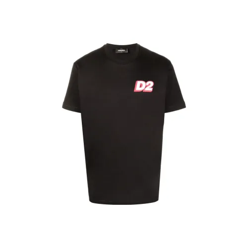DSQUARED 2 Черные Мужские T-Рубашки