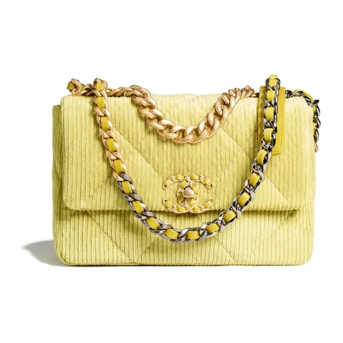 CHANEL 19Bag Вельветовая сумка сумка через плечо сумка на плечо женская светло-зеленая