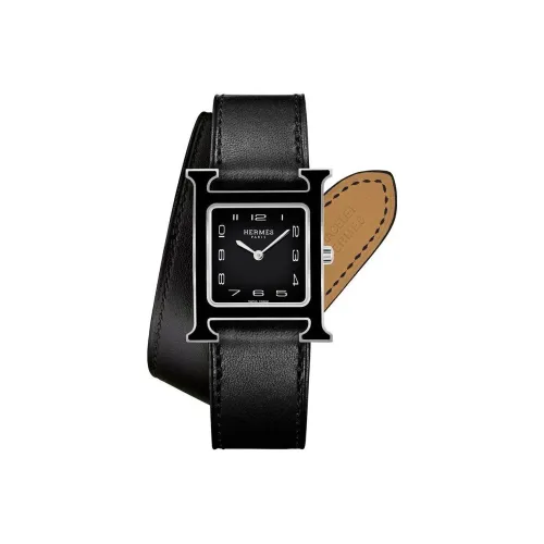 HERMES Nantucket Наручные часы Кварцевый механизм 26 мм Черный циферблат Женские часы