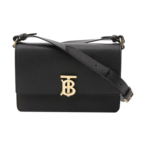 Burberry Телячья кожа Сумка через плечо Маленькая Унисекс Черная