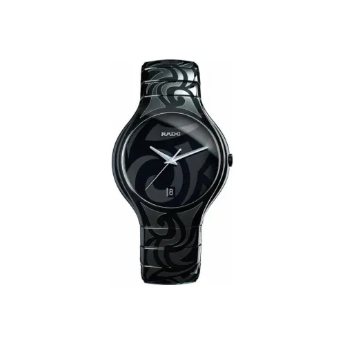 RADO Realme Collection Кварцевый механизм Мужские часы Циферблат 40 мм Черный Керамика Корпус Часы Керамика Ремешок