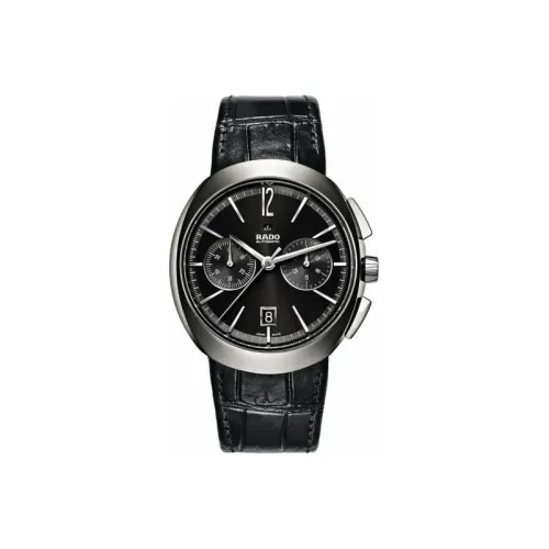 RADO Автоматический Механический Мужской Часы Diamond Star Founder Collection 44мм*14,7мм Черные