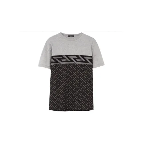 VERSACE FW22 T Рубашка Мужская Серого цвета