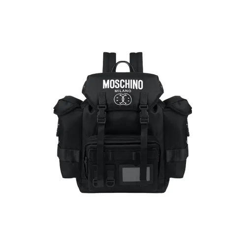MOSCHINO Ткань Рюкзак Мужской Черный