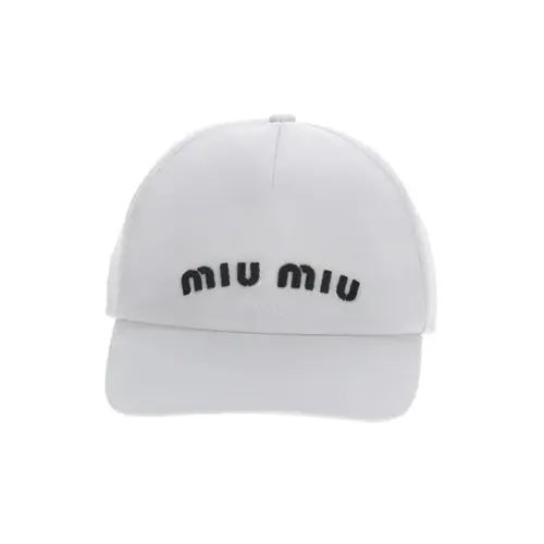 MIU MIU Хлопок Бейсболка Белая Женская