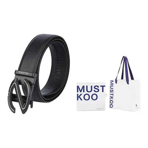 MUSTKOO Ремни из коровьей кожи для мужчин