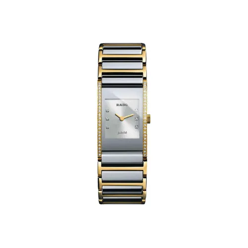 RADO Кварцевый Movement Женские Часы Precision Ceramics Collection 19,2 мм Серебряные