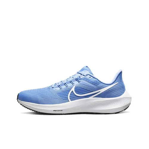 Nike Air Zoom Pegasus 39 Slip Устойчивый к истиранию Низкий Топ Беговые кроссовки Мужской Синий Белый