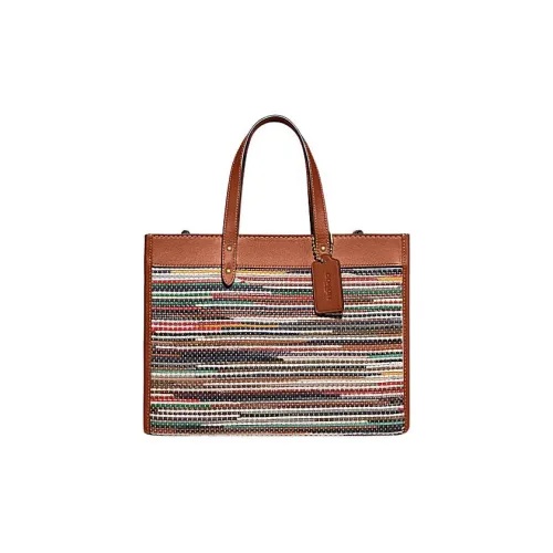 COACH Field Коровья кожа Тоут Сумка Сумка для покупок Сумка Сумка через плечо Сумка через плечо Большая Женская