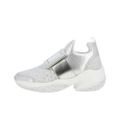 Roger Vivier Низкие кеды с толстой подошвой Женские Белые