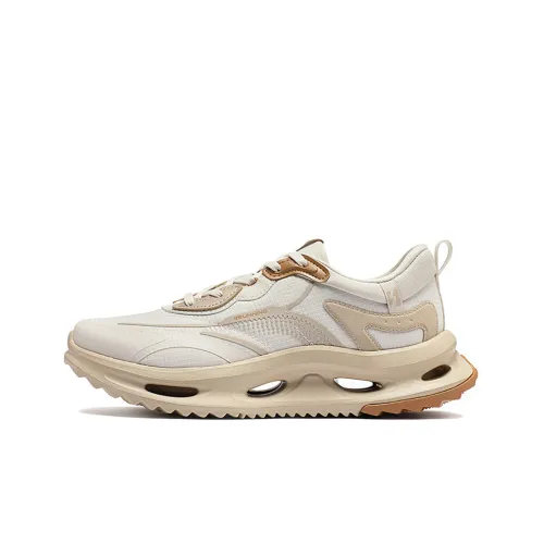 361° Wind Chain Износостойкий и Легкий Низкий Топ Беговые кроссовки Мужские Пшенично-коричневый