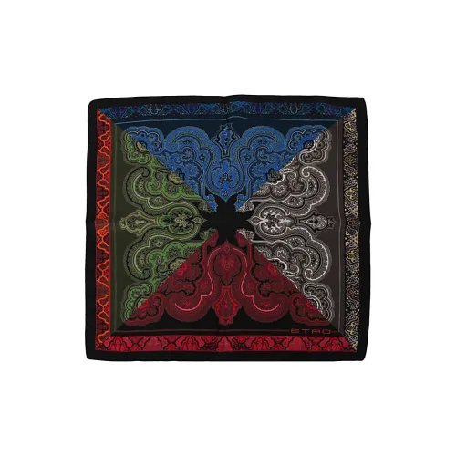 ETRO Шелковые шарфы Многоцветные Мужские