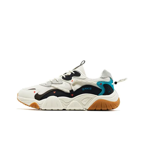 Erke Shock Absorbers Slip-Resistant Abrasion-Resistant Breathable Low-Top Tennis Shoes Men's